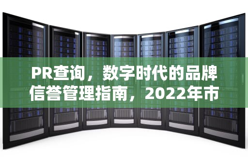 PR查询，数字时代的品牌信誉管理指南，2022年市场报价利率LPR查询