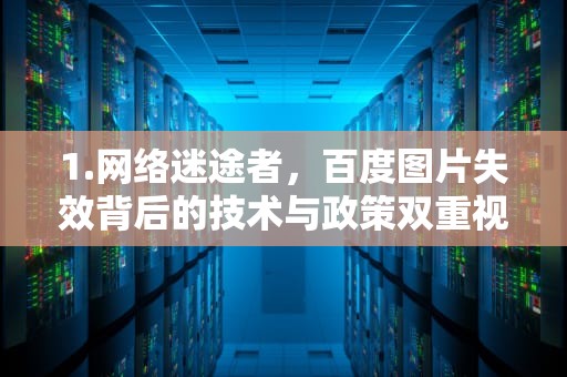 1.网络迷途者，百度图片失效背后的技术与政策双重视角，百度图片显示不出来什么原因