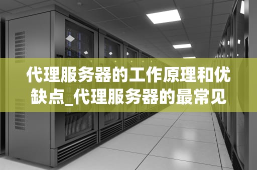 代理服务器的工作原理和优缺点_代理服务器的最常见功能是什么_代理服务器的工作原理和优缺点
