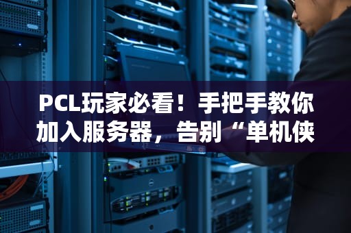 PCL玩家必看！手把手教你加入服务器，告别“单机侠”的寂寞时光