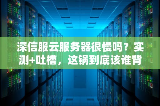 深信服云服务器很慢吗？实测+吐槽，这锅到底该谁背？