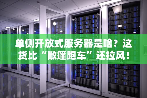 单侧开放式服务器是啥？这货比“敞篷跑车”还拉风！