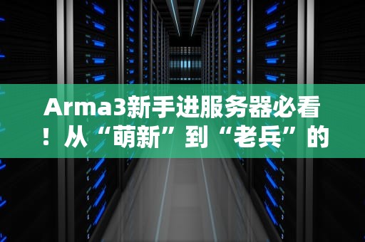 Arma3新手进服务器必看！从“萌新”到“老兵”的生存指南（附骚操作）