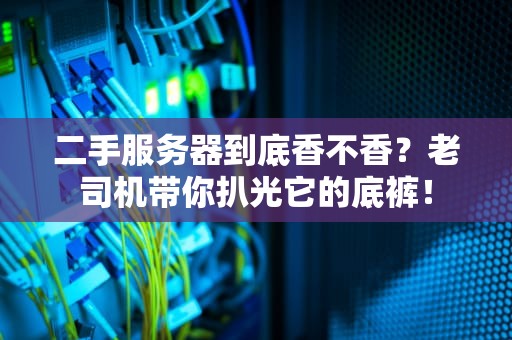 二手服务器到底香不香？老司机带你扒光它的底裤！