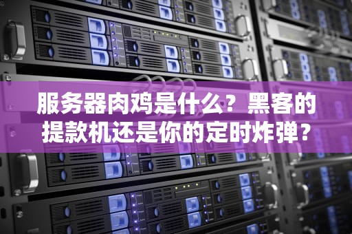 服务器肉鸡是什么？黑客的提款机还是你的定时炸弹？专业科普+防坑指南