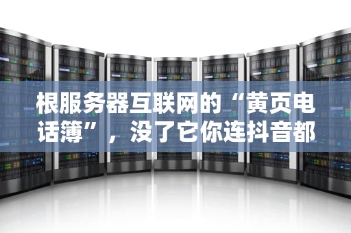 根服务器互联网的“黄页电话簿”，没了它你连抖音都刷不了！
