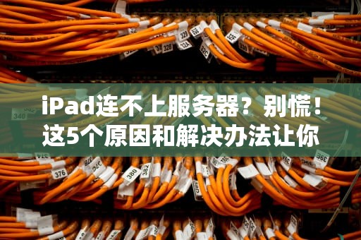 iPad连不上服务器？别慌！这5个原因和解决办法让你秒变网络达人