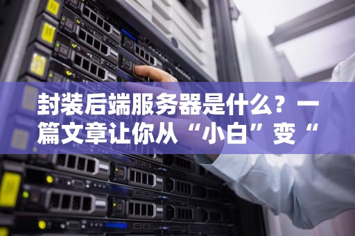 封装后端服务器是什么？一篇文章让你从“小白”变“大神”！（附实战案例）