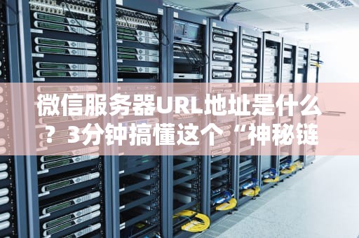 微信服务器URL地址是什么？3分钟搞懂这个“神秘链接”的奥妙！