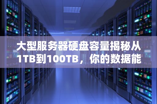 大型服务器硬盘容量揭秘从1TB到100TB，你的数据能装多少“大象”？