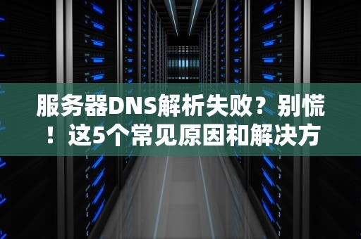 服务器DNS解析失败？别慌！这5个常见原因和解决方案让你秒变运维大神