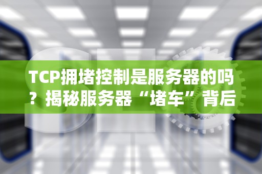 TCP拥堵控制是服务器的吗？揭秘服务器“堵车”背后的黑科技！