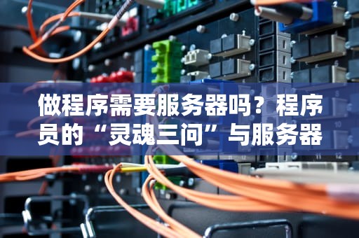 做程序需要服务器吗？程序员的“灵魂三问”与服务器选购指南