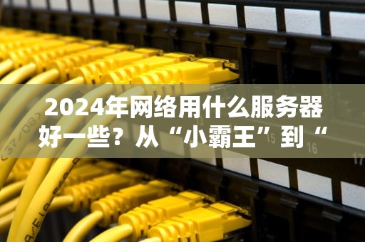 2024年网络用什么服务器好一些？从“小霸王”到“变形金刚”的终极选机指南！