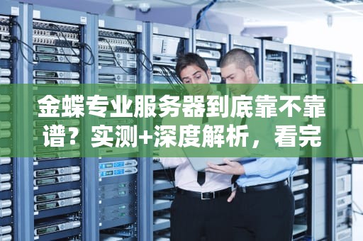 金蝶专业服务器到底靠不靠谱？实测+深度解析，看完再买不踩坑！