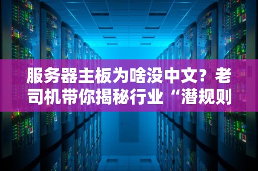 服务器主板为啥没中文？老司机带你揭秘行业“潜规则”