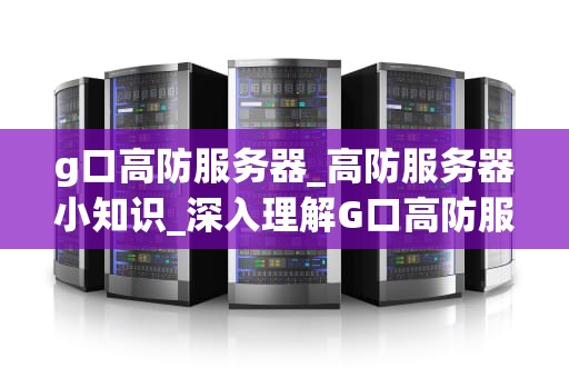 g口高防服务器_高防服务器小知识_深入理解G口高防服务器的重要性