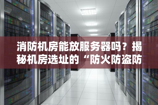 消防机房能放服务器吗？揭秘机房选址的“防火防盗防队友”秘籍！