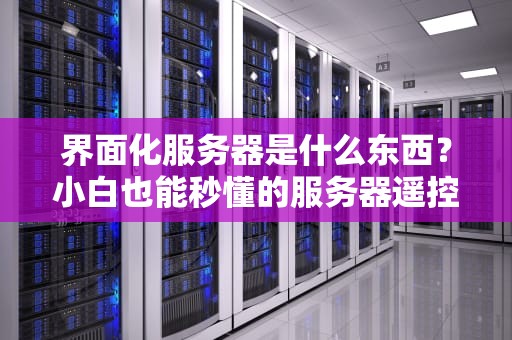 界面化服务器是什么东西？小白也能秒懂的服务器遥控器指南！