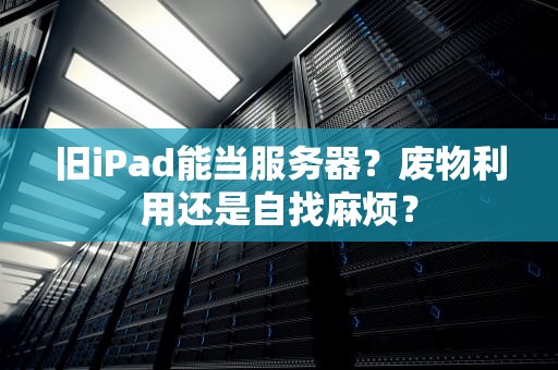 旧iPad能当服务器？废物利用还是自找麻烦？