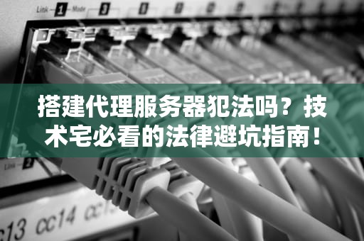 搭建代理服务器犯法吗？技术宅必看的法律避坑指南！