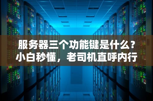 服务器三个功能键是什么？小白秒懂，老司机直呼内行！