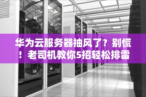 华为云服务器抽风了？别慌！老司机教你5招轻松排雷（附专业解决方案）
