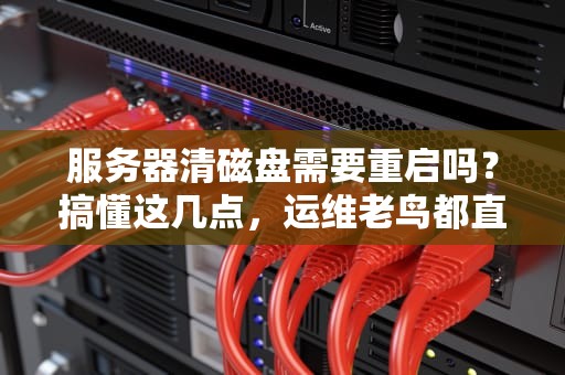 服务器清磁盘需要重启吗？搞懂这几点，运维老鸟都直呼内行！