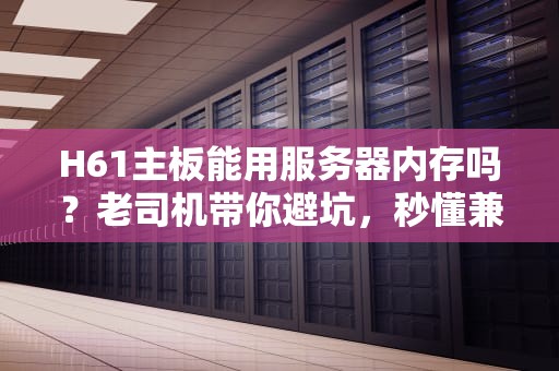 H61主板能用服务器内存吗？老司机带你避坑，秒懂兼容性玄学！