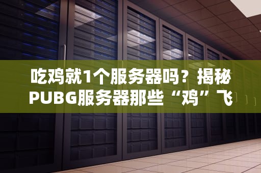 吃鸡就1个服务器吗？揭秘PUBG服务器那些“鸡”飞狗跳的真相！