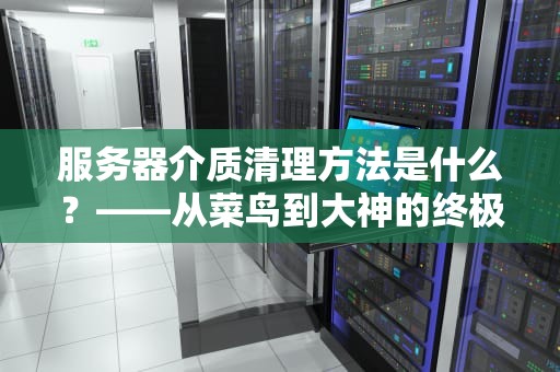 服务器介质清理方法是什么？——从菜鸟到大神的终极指南