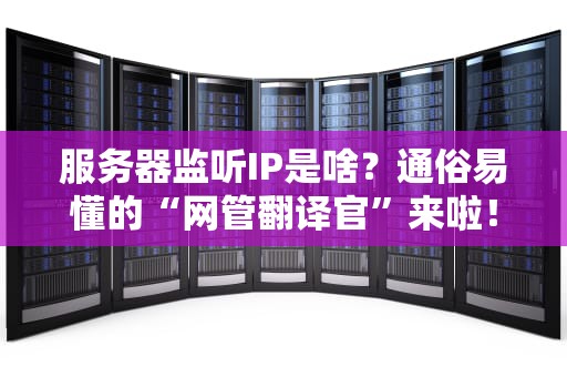 服务器监听IP是啥？通俗易懂的“网管翻译官”来啦！