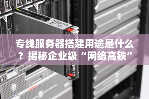 专线服务器搭建用途是什么？揭秘企业级“网络高铁”的N种玩法！