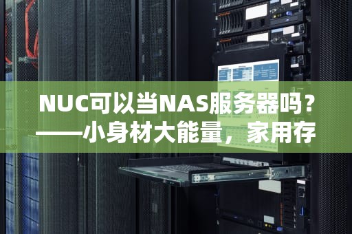 NUC可以当NAS服务器吗？——小身材大能量，家用存储新选择！