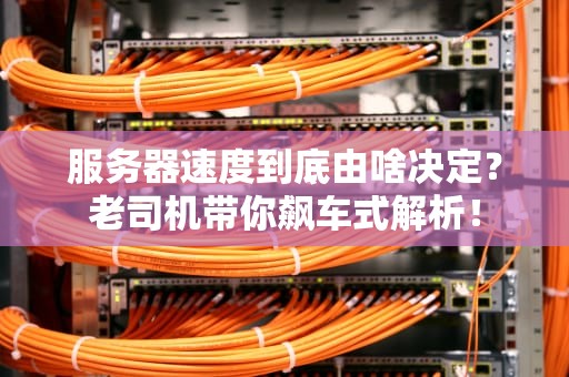 服务器速度到底由啥决定？老司机带你飙车式解析！