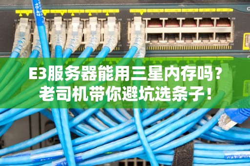 E3服务器能用三星内存吗？老司机带你避坑选条子！
