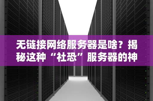 无链接网络服务器是啥？揭秘这种“社恐”服务器的神奇之处！