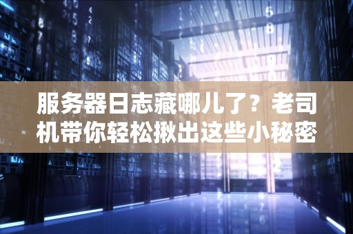 服务器日志藏哪儿了？老司机带你轻松揪出这些小秘密！