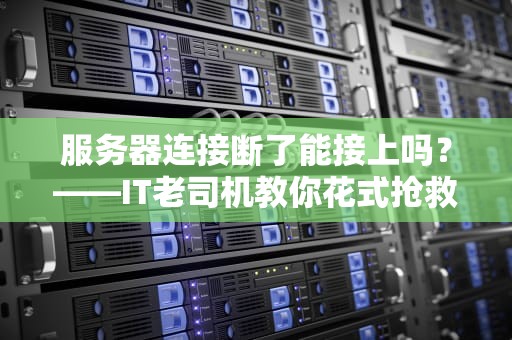 服务器连接断了能接上吗？——IT老司机教你花式抢救指南！