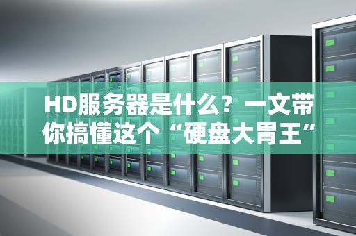 HD服务器是什么？一文带你搞懂这个“硬盘大胃王”的硬核真相！