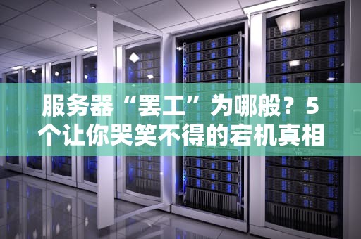 服务器“罢工”为哪般？5个让你哭笑不得的宕机真相！