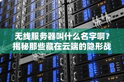 无线服务器叫什么名字啊？揭秘那些藏在云端的隐形战士！
