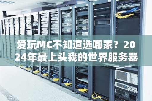 爱玩MC不知道选哪家？2024年最上头我的世界服务器推荐（附避坑指南）