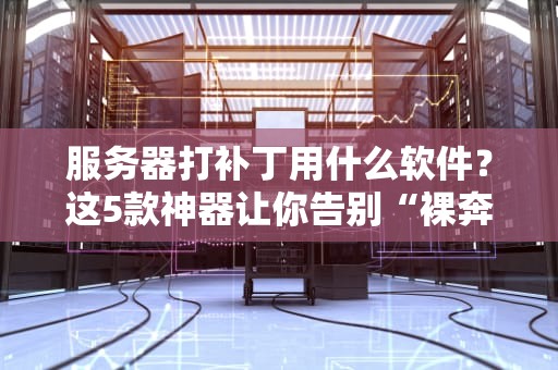 服务器打补丁用什么软件？这5款神器让你告别“裸奔”风险！