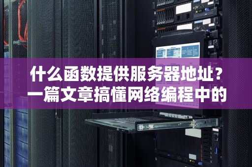 什么函数提供服务器地址？一篇文章搞懂网络编程中的“地址簿”