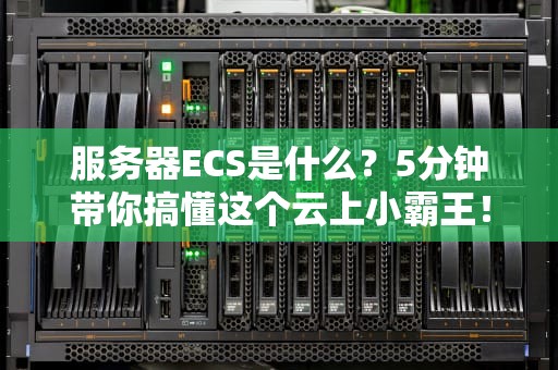服务器ECS是什么？5分钟带你搞懂这个云上小霸王！