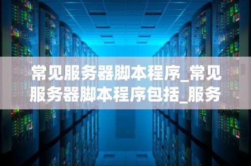 常见服务器脚本程序_常见服务器脚本程序包括_服务器脚本程序：实现自动化运维的利器
