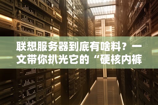 联想服务器到底有啥料？一文带你扒光它的“硬核内裤”！