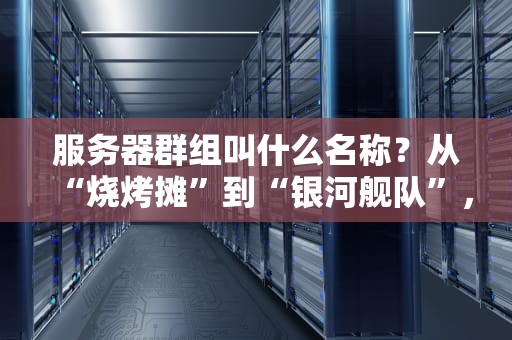 服务器群组叫什么名称？从“烧烤摊”到“银河舰队”，这些奇葩命名笑skr人！