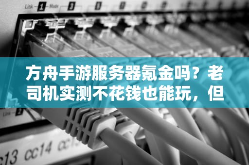 方舟手游服务器氪金吗？老司机实测不花钱也能玩，但“钞能力”真香！